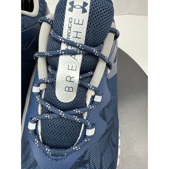 Under Armour Charged Breathe SL Women’s Size 7 Spikeless Shoes Navy 3024039-400 - Picture 5 of 11
